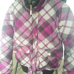 Check jacket down filled